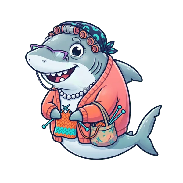 Mama Sharkley happy